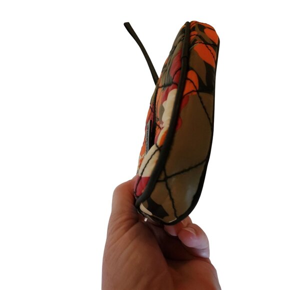 Vera Bradley Puffy Wristlet Bittersweet 7" x 5" - Picture 4 of 7